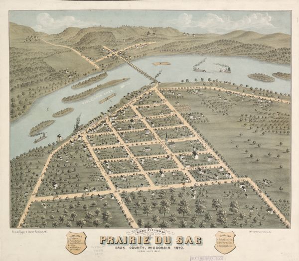 Praire du Sac, Wisconsin in the 1870's.