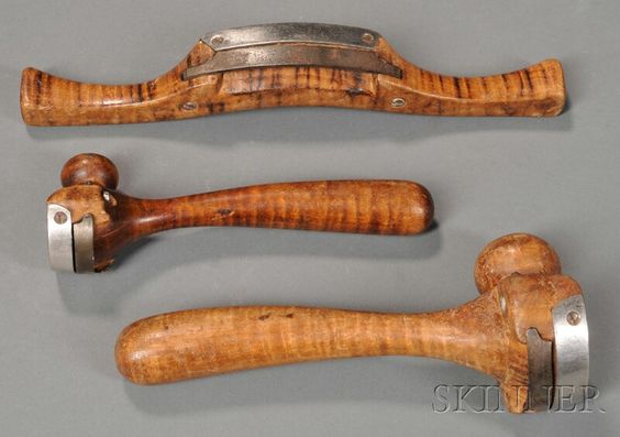 Three Tiger Mapel and steel Cooper's Barrel making Tools.