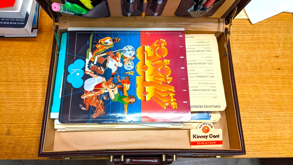 Opening up the 37 year old time capsule briefcase for shits and giggles.